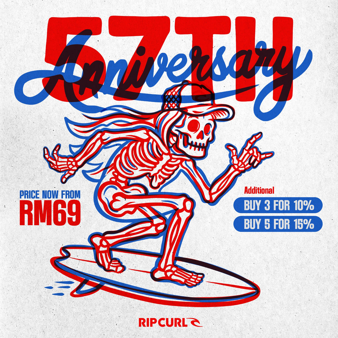 RIP CURL 57TH ANNIVERSARY