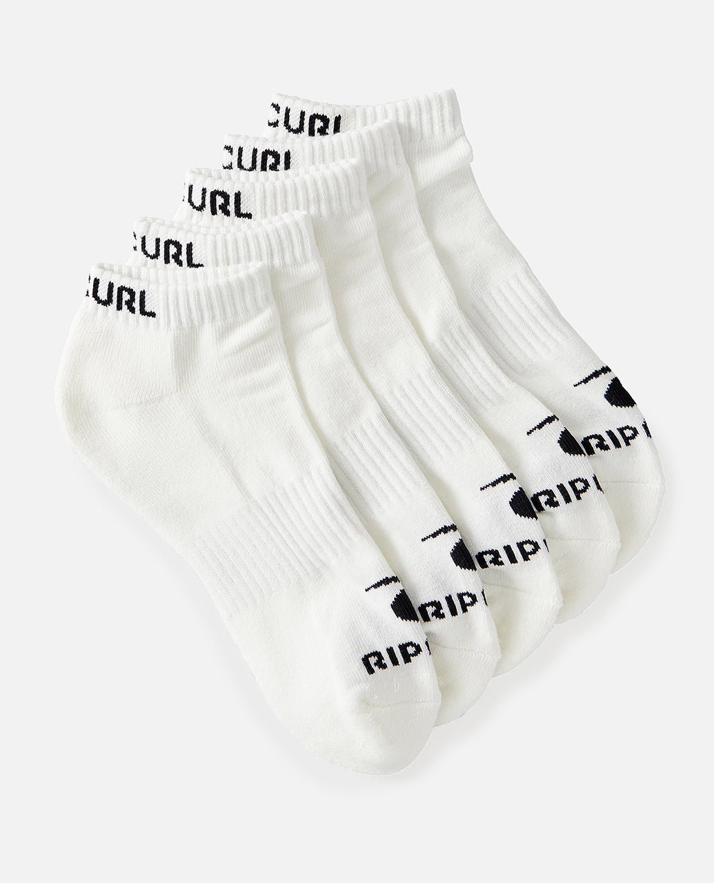 Rip Curl Men Brand Ankle Sock 5-Pk 006MSO