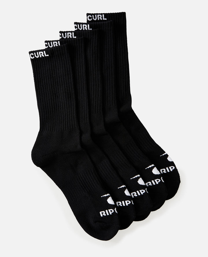 Rip Curl Men Brand Crew Sock 5-Pk 007MSO