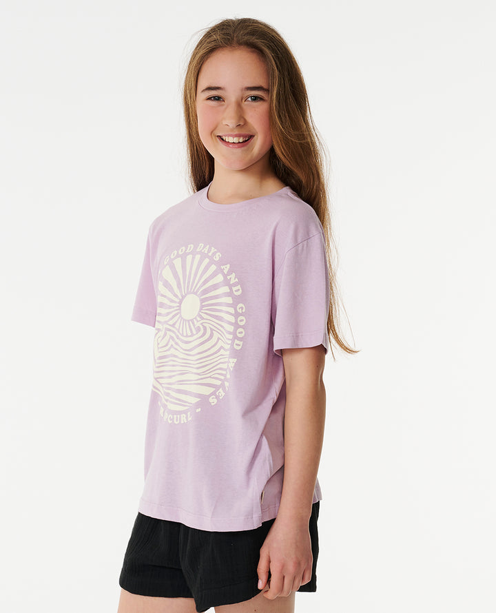 Rip Curl Girl Good Waves Standard Tee-Girl 01YGTE