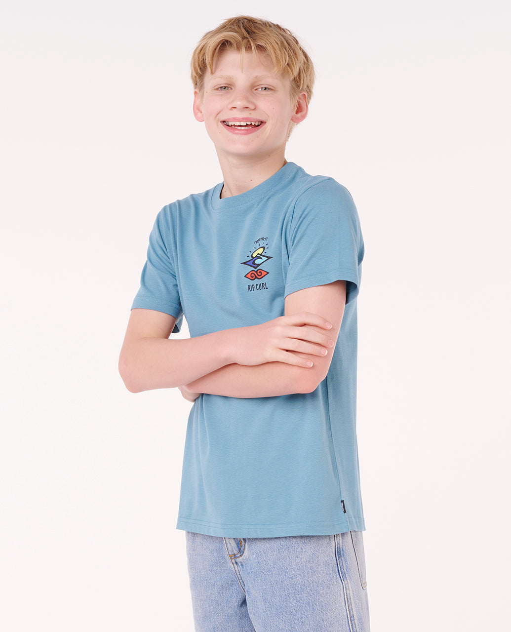 Rip Curl Boy Search Icon Tee -Boy 04ABTE