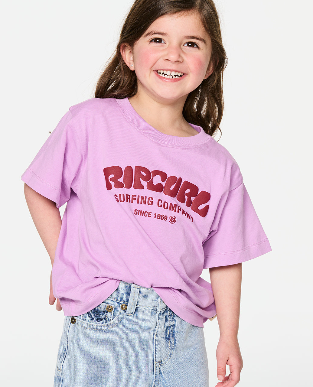 Rip Curl Girl Surf Puff Relaxed Tee Girl 04EJTE