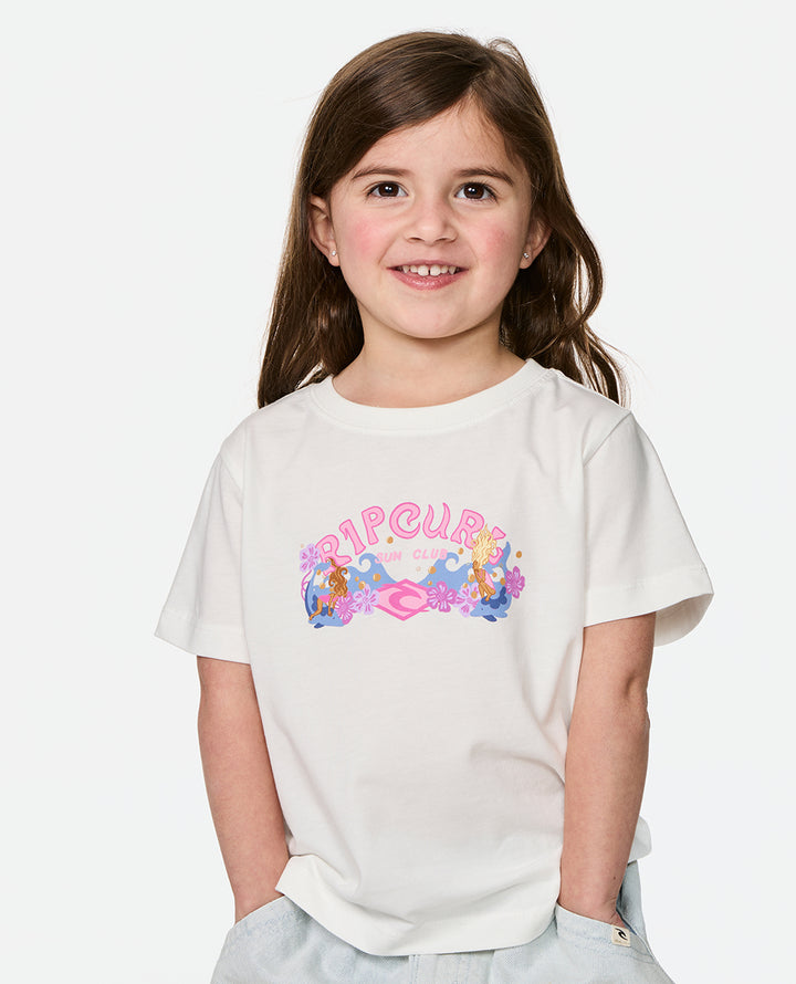 Rip Curl Girl Sunshine Club Band Tee - Girl 054JTE