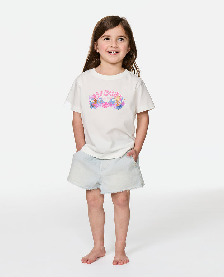 Rip Curl Girl Sunshine Club Band Tee - Girl 054JTE