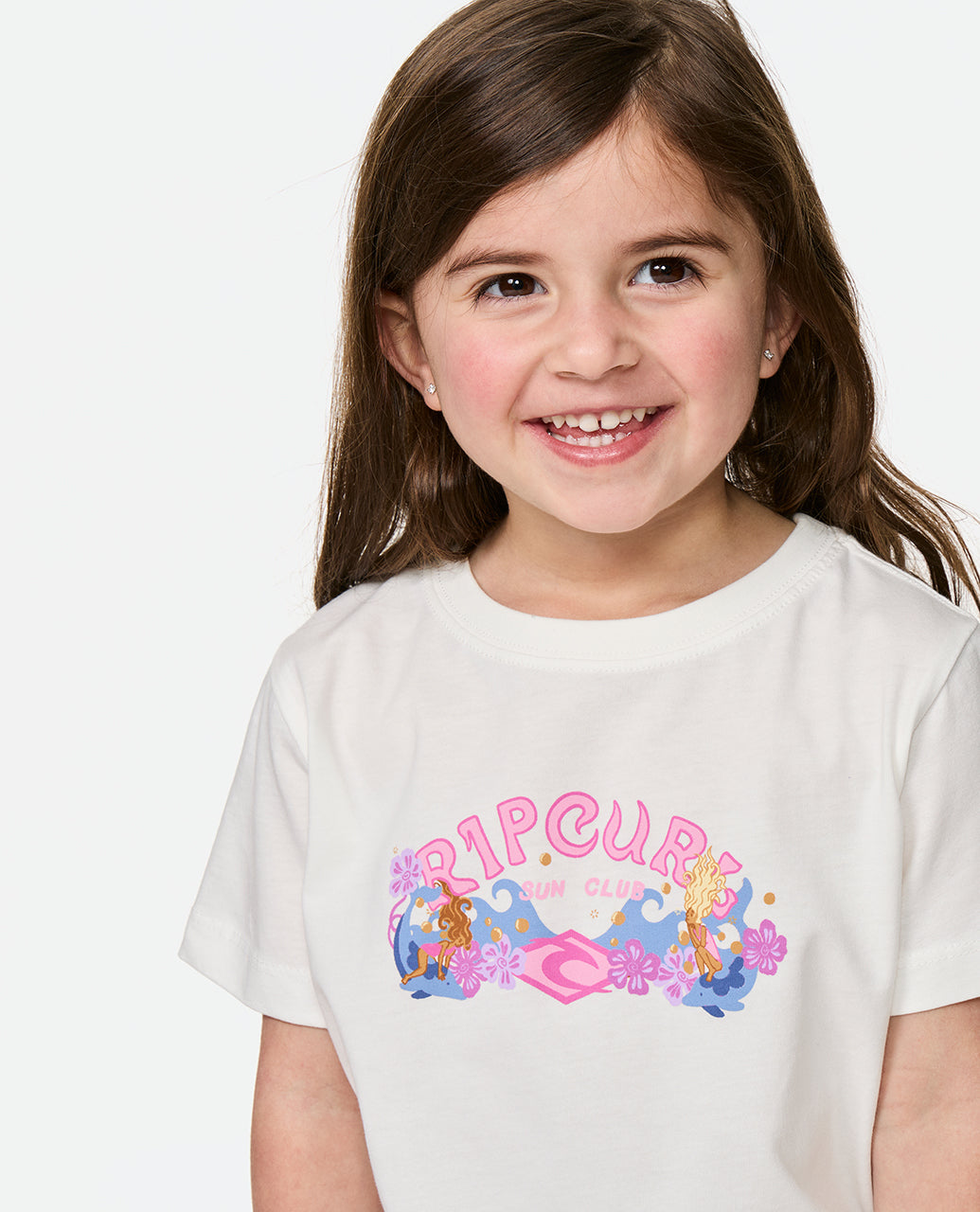 Rip Curl Girl Sunshine Club Band Tee - Girl 054JTE