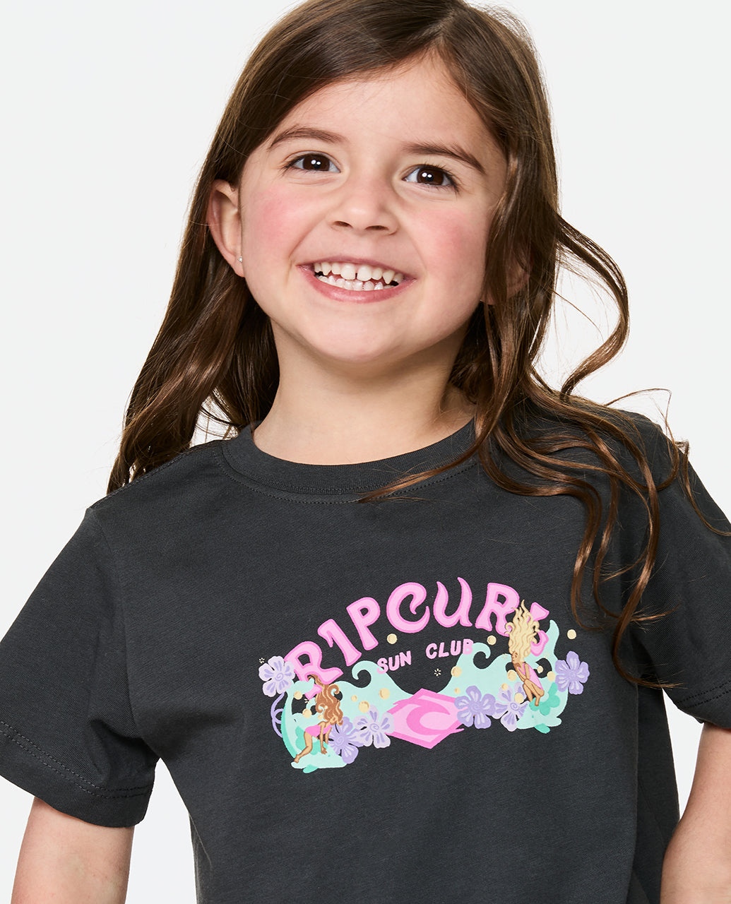 Rip Curl Girl Sunshine Club Band Tee - Girl 054JTE