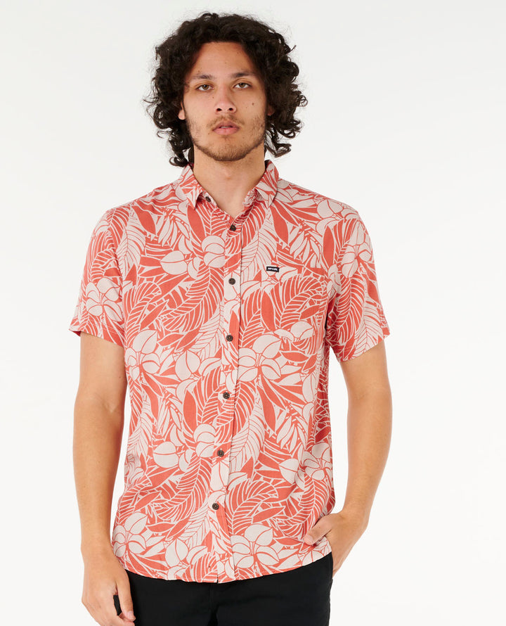 Rip Curl Men Fun Times Floral S/S/ Shirt 055MSH