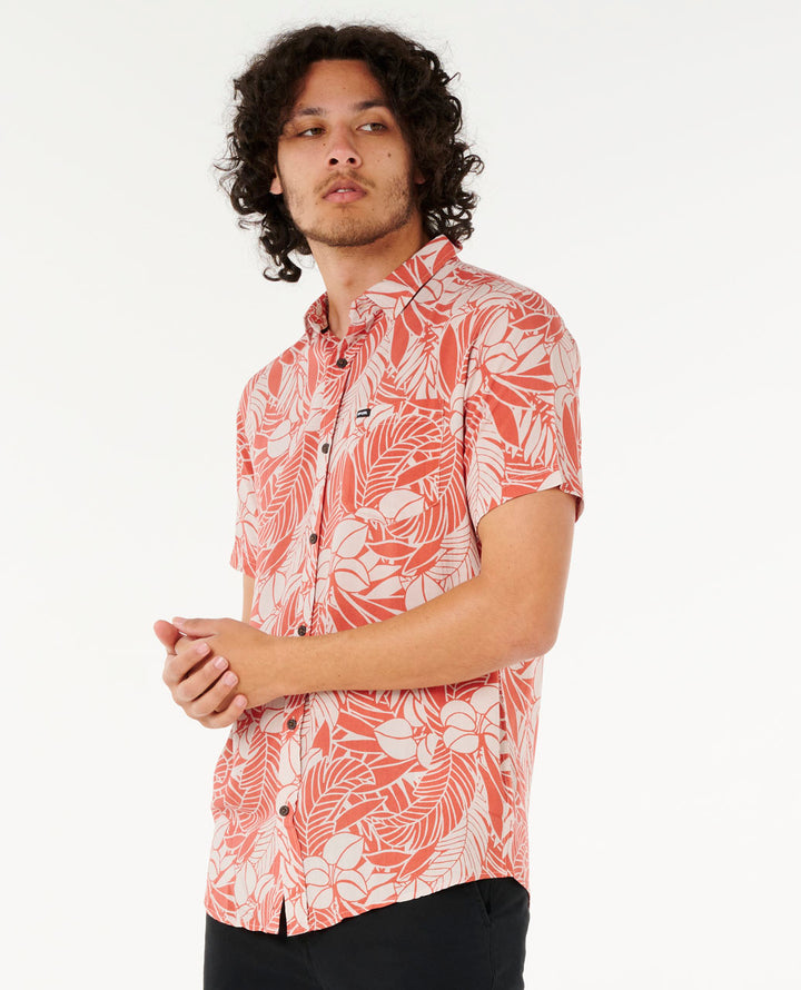 Rip Curl Men Fun Times Floral S/S/ Shirt 055MSH