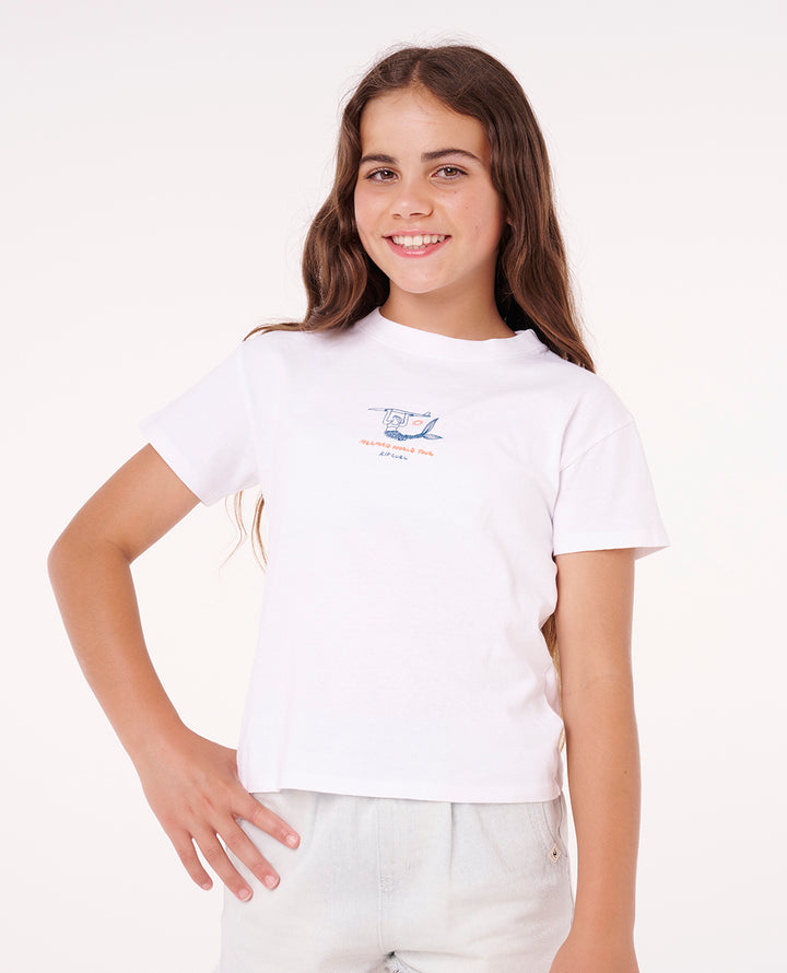 Rip Curl Girl Shore Break Relaxed Tee-Girl 05SGTE
