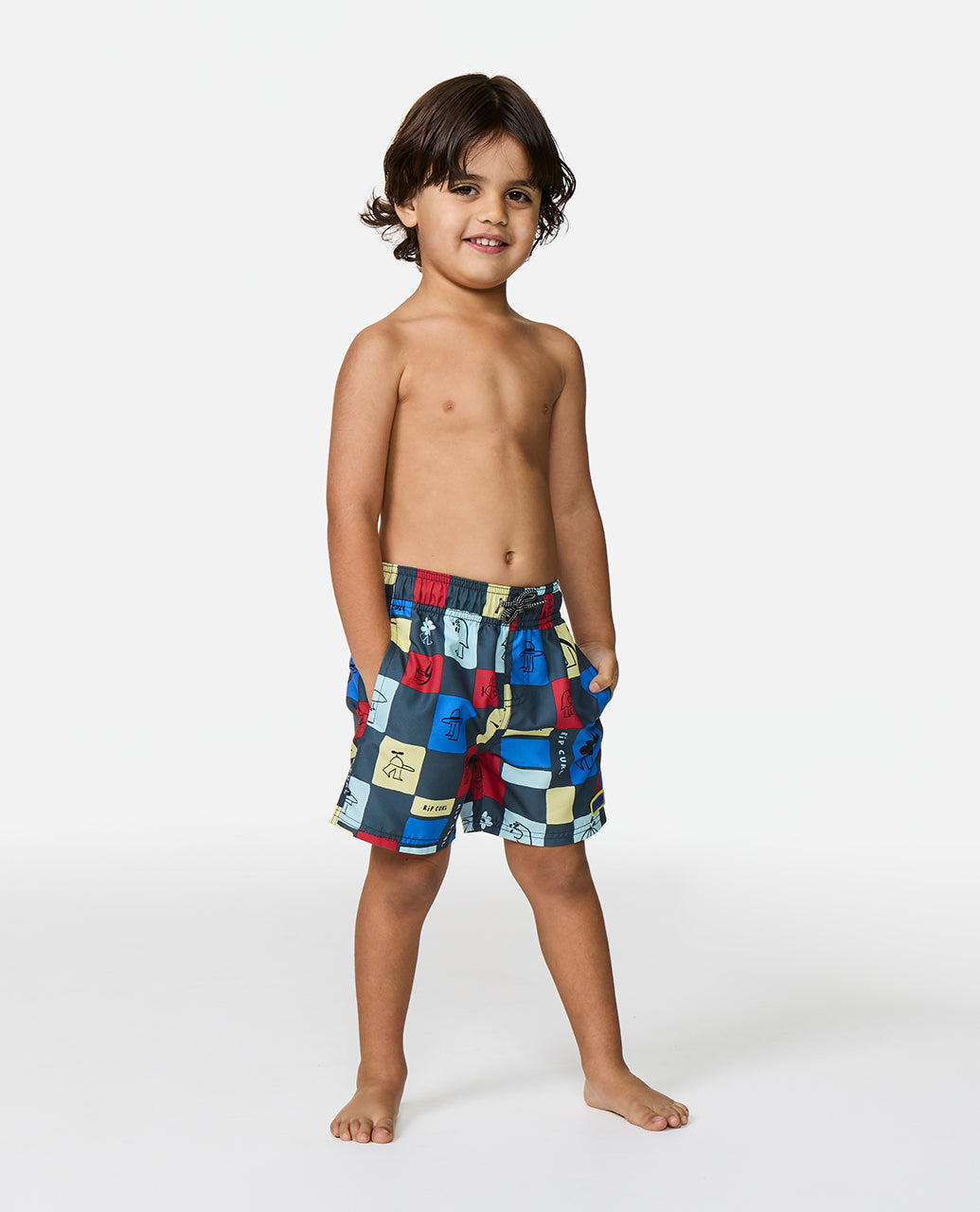 Rip Curl Boy Surf Check Volley-Boy 05UTBO