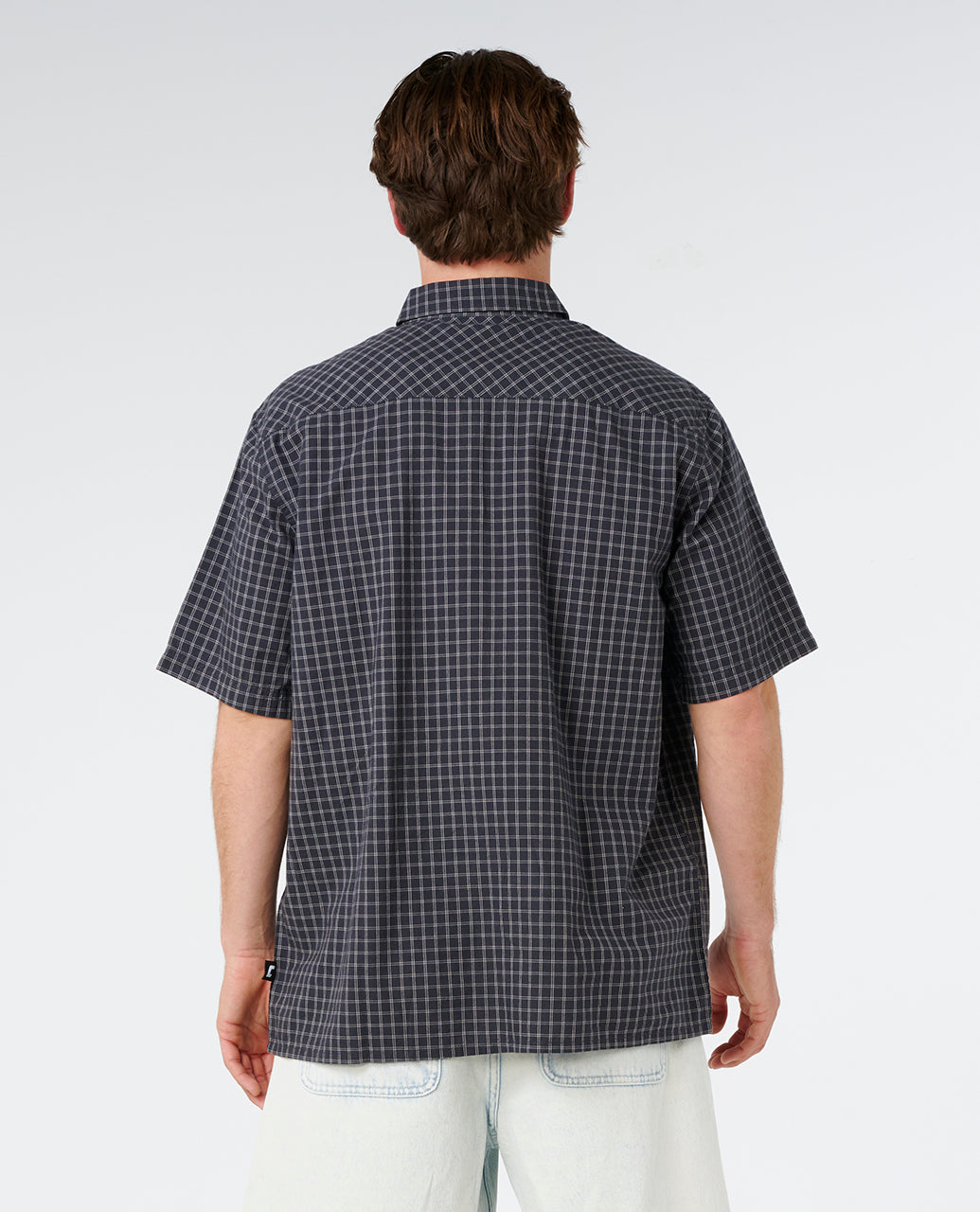 Rip Curl Men Liquid Trips Check S/S Shirt 06WMSH