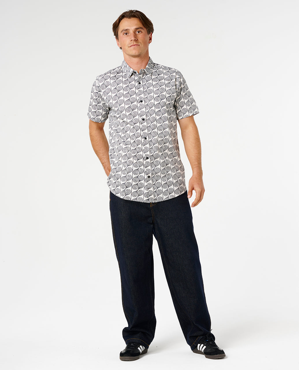 Rip Curl Men Aots Yardy S/S Shirt 06ZMSH