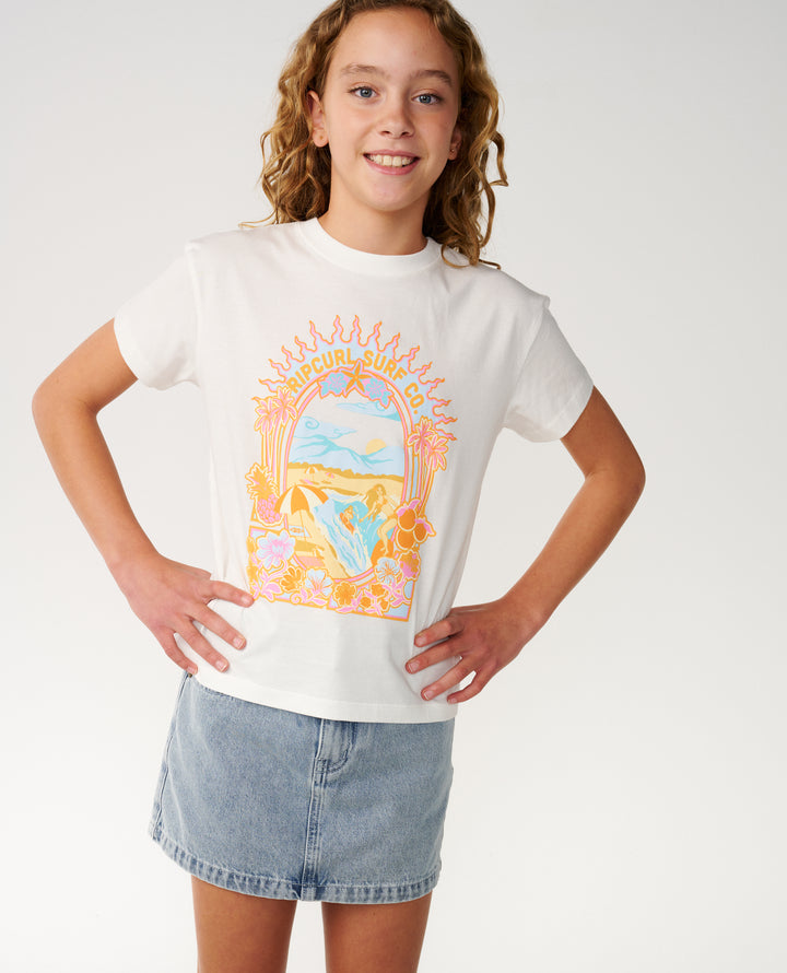Rip Curl Girl Costa Del Sol Band Tee Girl 07BGTE