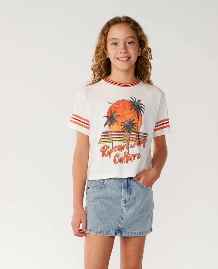 Rip Curl Girl Surf Culture Crop Tee Girl 07GGTE