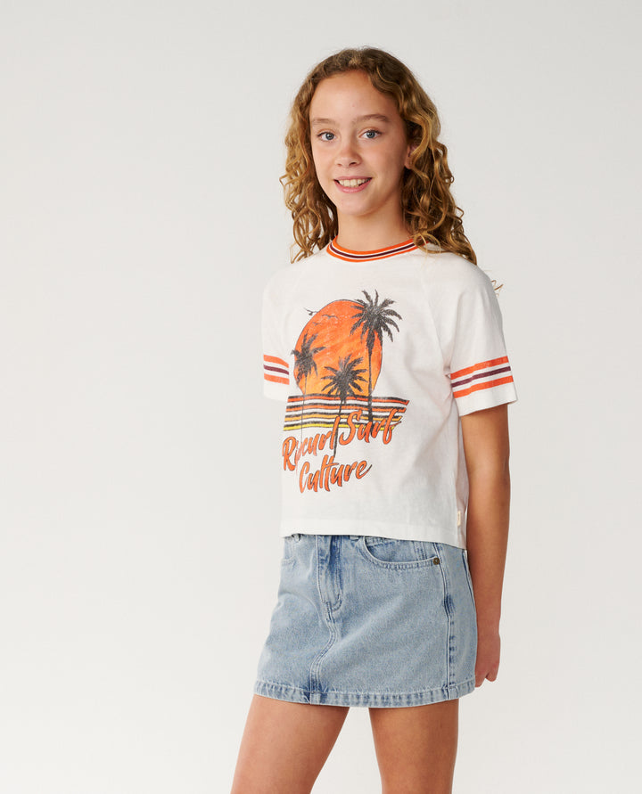 Rip Curl Girl Surf Culture Crop Tee Girl 07GGTE