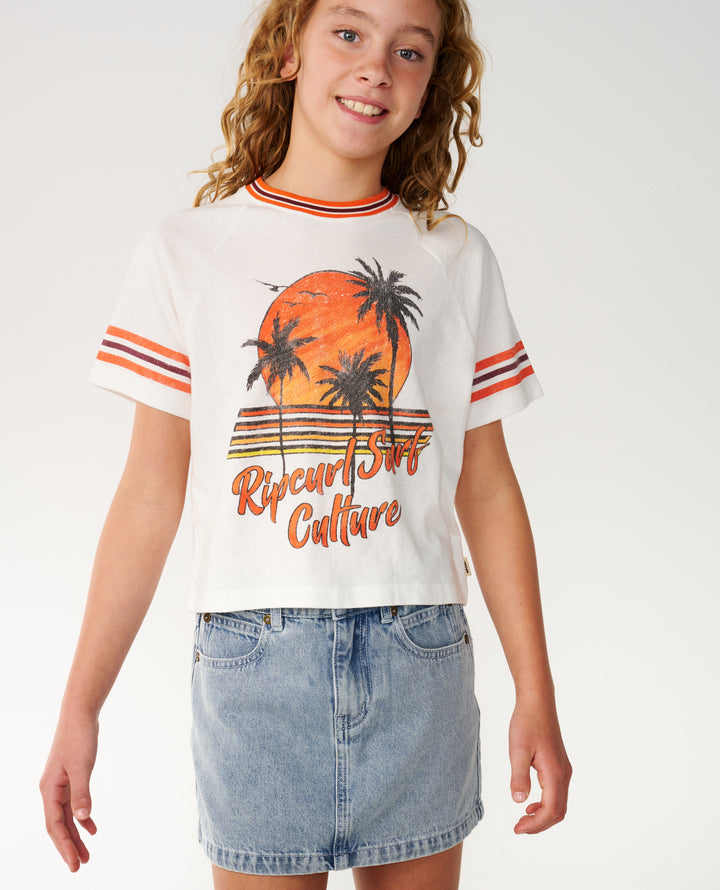 Rip Curl Girl Surf Culture Crop Tee Girl 07GGTE