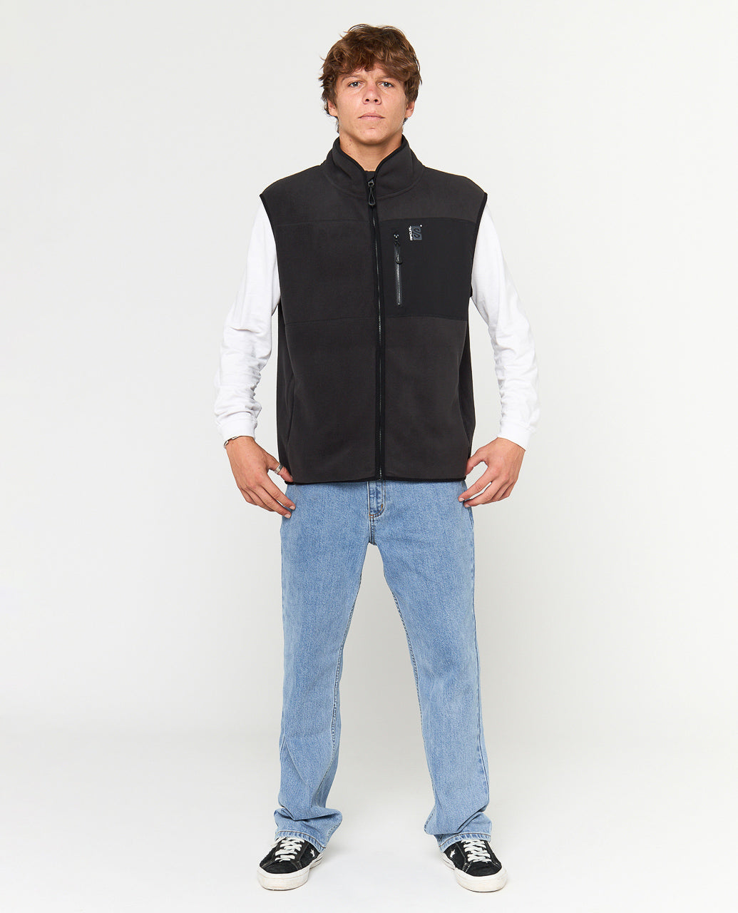 Rip Curl Men Search Polar Fleece Vest 09YMFL