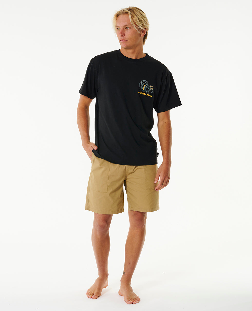 Rip Curl Men Vaporcool Journeys Trip Tee 0AFMTE