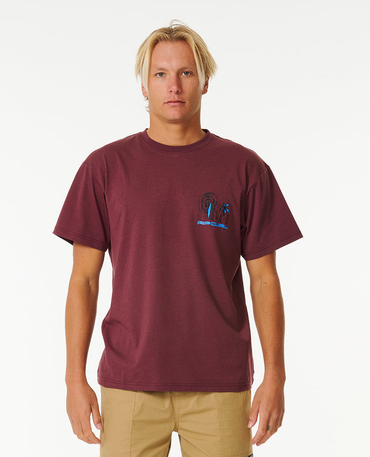 Rip Curl Men Vaporcool Journeys Trip Tee 0AFMTE