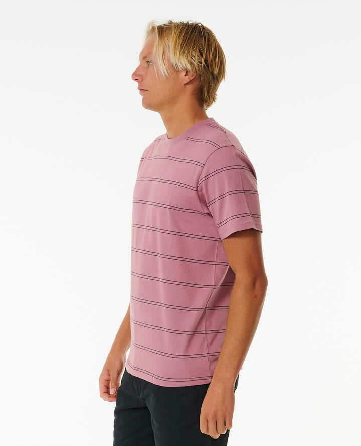 Rip Curl Men Plain Stripe Tee 0BSMTE