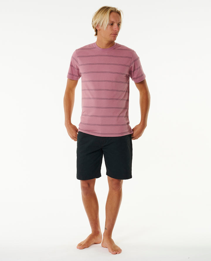 Rip Curl Men Plain Stripe Tee 0BSMTE