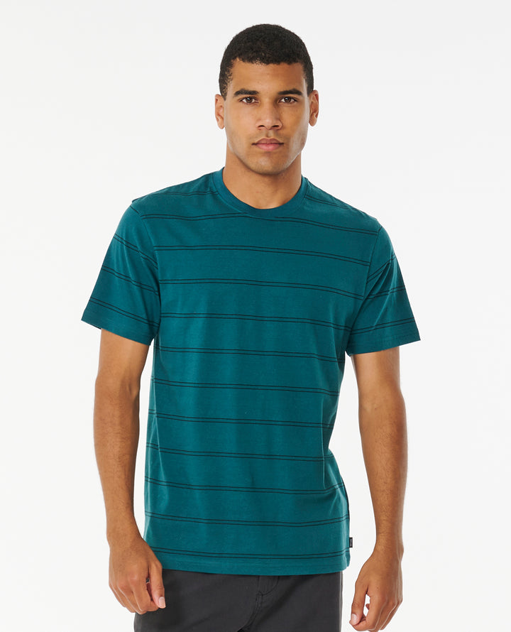 Rip Curl Men Plain Stripe Tee 0BSMTE