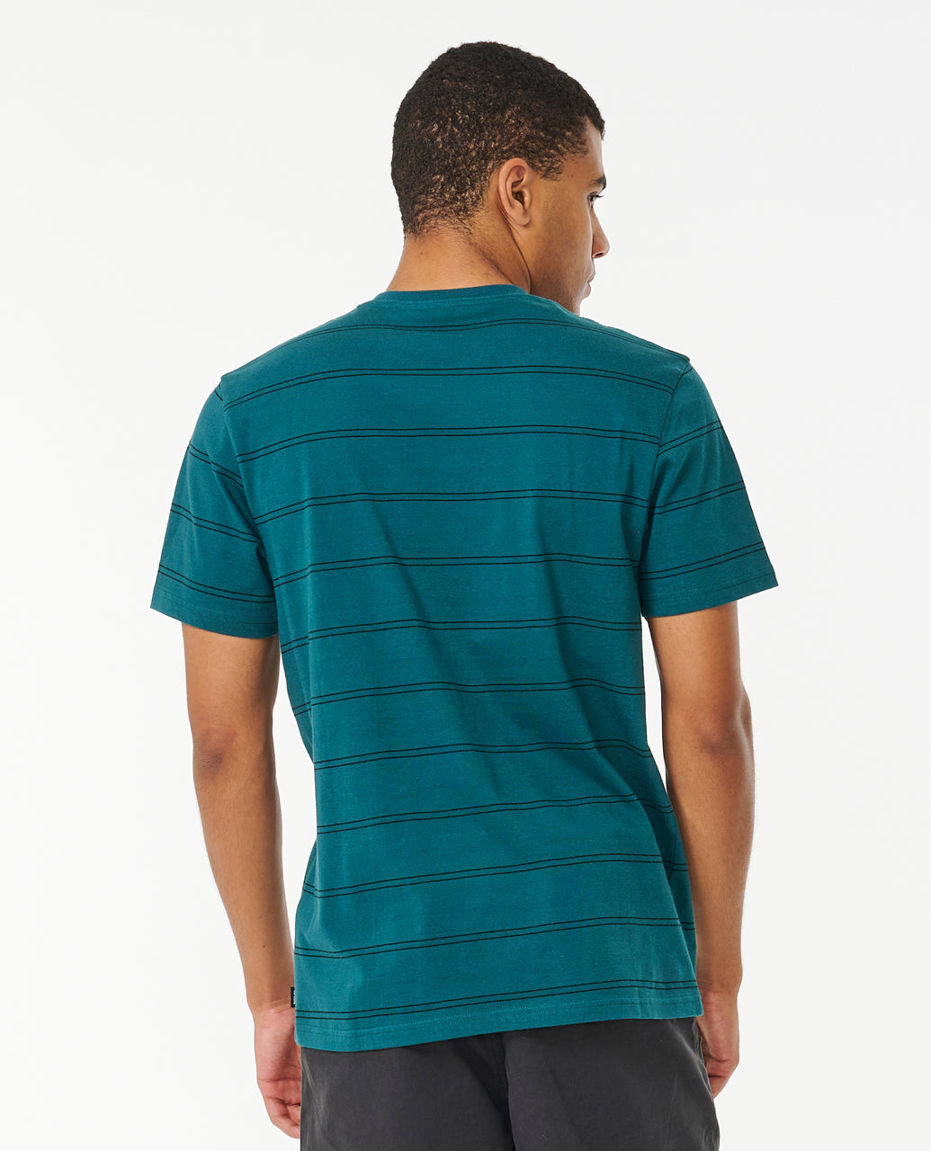 Rip Curl Men Plain Stripe Tee 0BSMTE