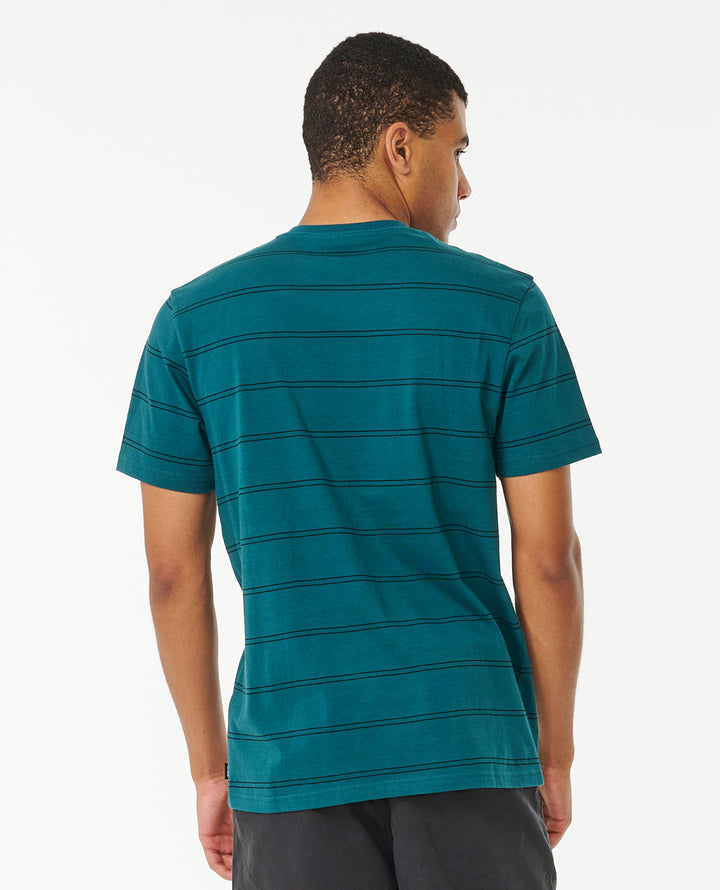 Rip Curl Men Plain Stripe Tee 0BSMTE