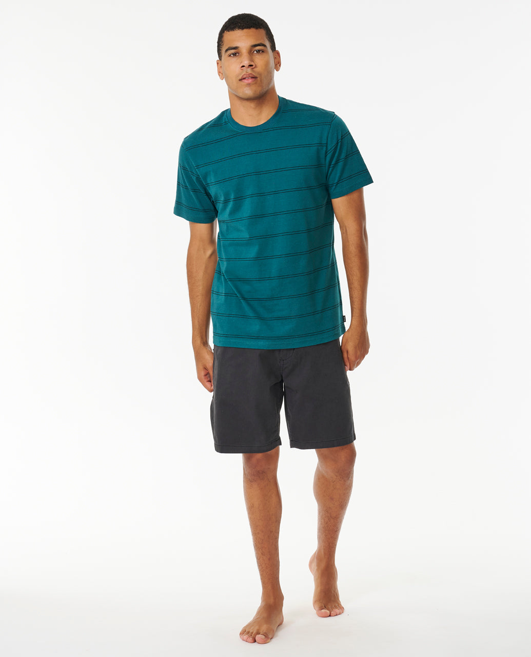 Rip Curl Men Plain Stripe Tee 0BSMTE