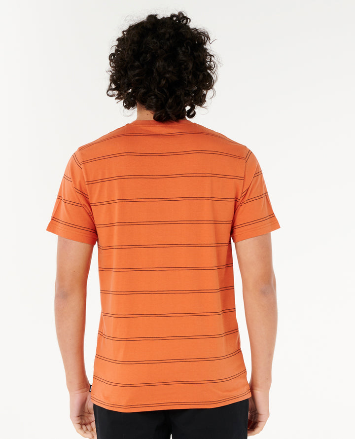 Rip Curl Men Plain Stripe Tee 0BSMTE