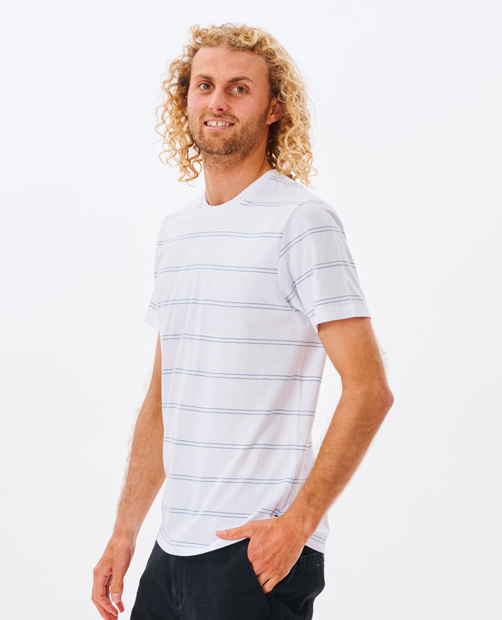 Rip Curl Men Plain Stripe Tee 0BSMTE