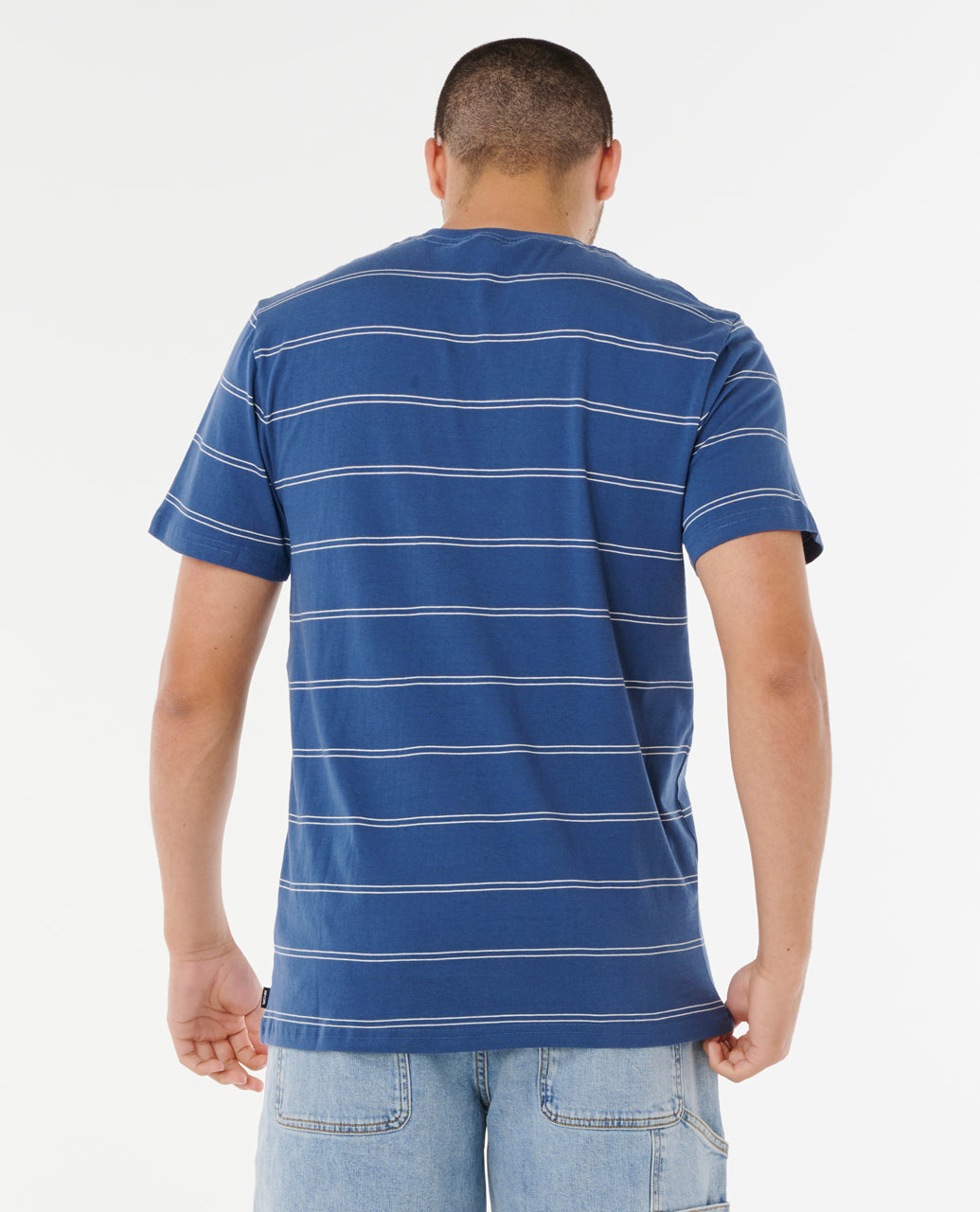 Rip Curl Men Plain Stripe Tee 0BSMTE
