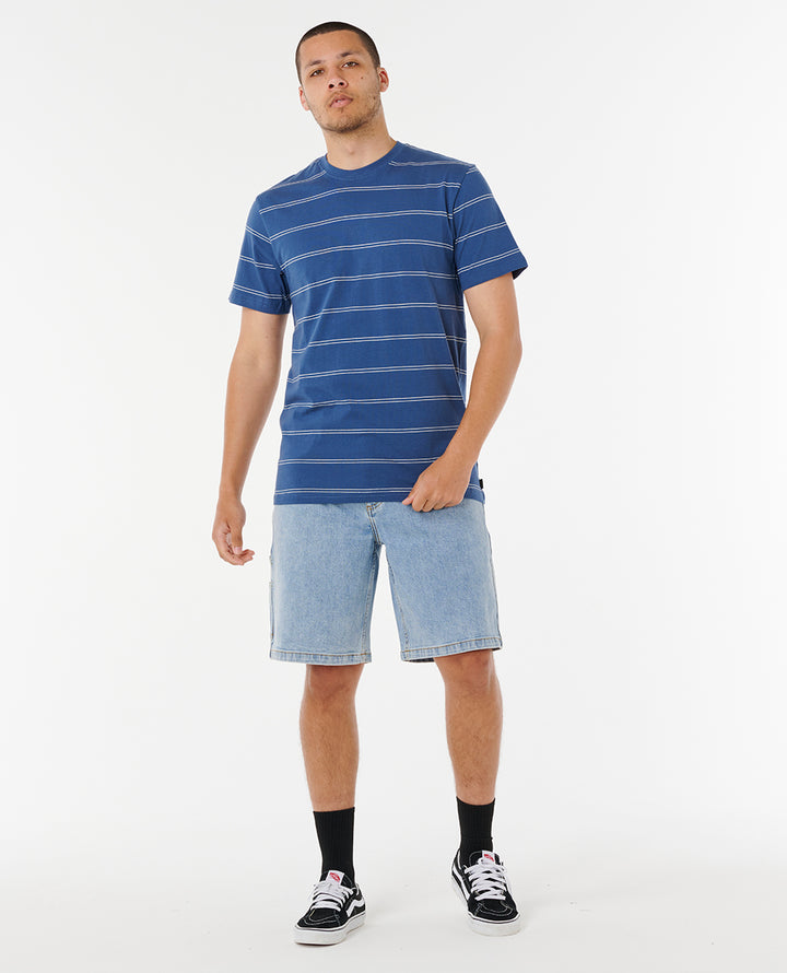 Rip Curl Men Plain Stripe Tee 0BSMTE