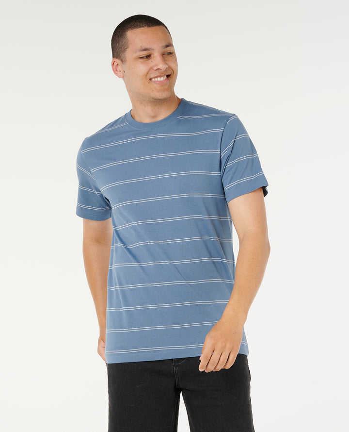 Rip Curl Men Plain Stripe Tee 0BSMTE