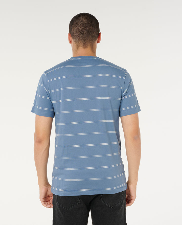 Rip Curl Men Plain Stripe Tee 0BSMTE