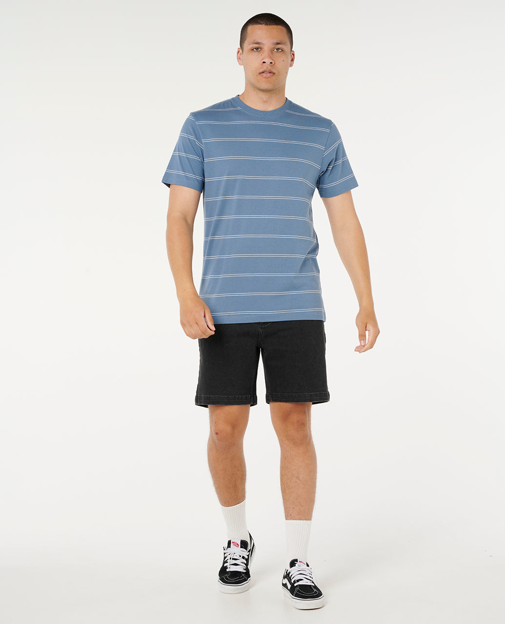 Rip Curl Men Plain Stripe Tee 0BSMTE