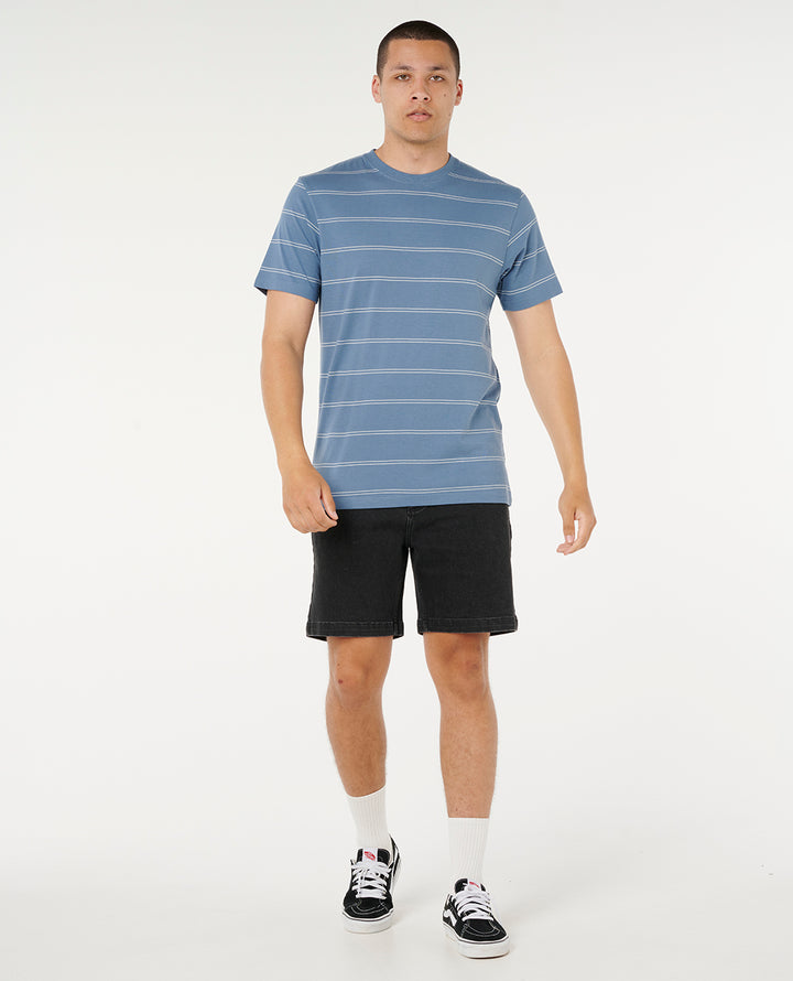 Rip Curl Men Plain Stripe Tee 0BSMTE