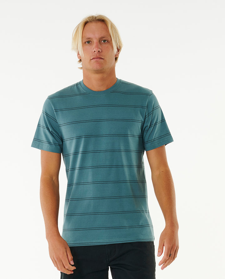 Rip Curl Men Plain Stripe Tee 0BSMTE