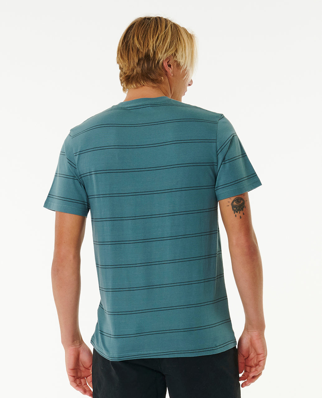 Rip Curl Men Plain Stripe Tee 0BSMTE