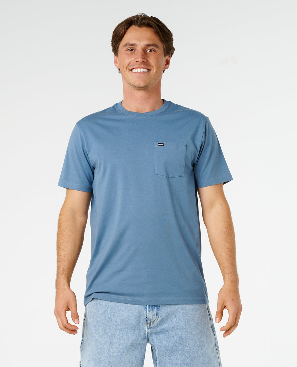 Rip Curl Men Plain Pocket Tee 0BTMTE