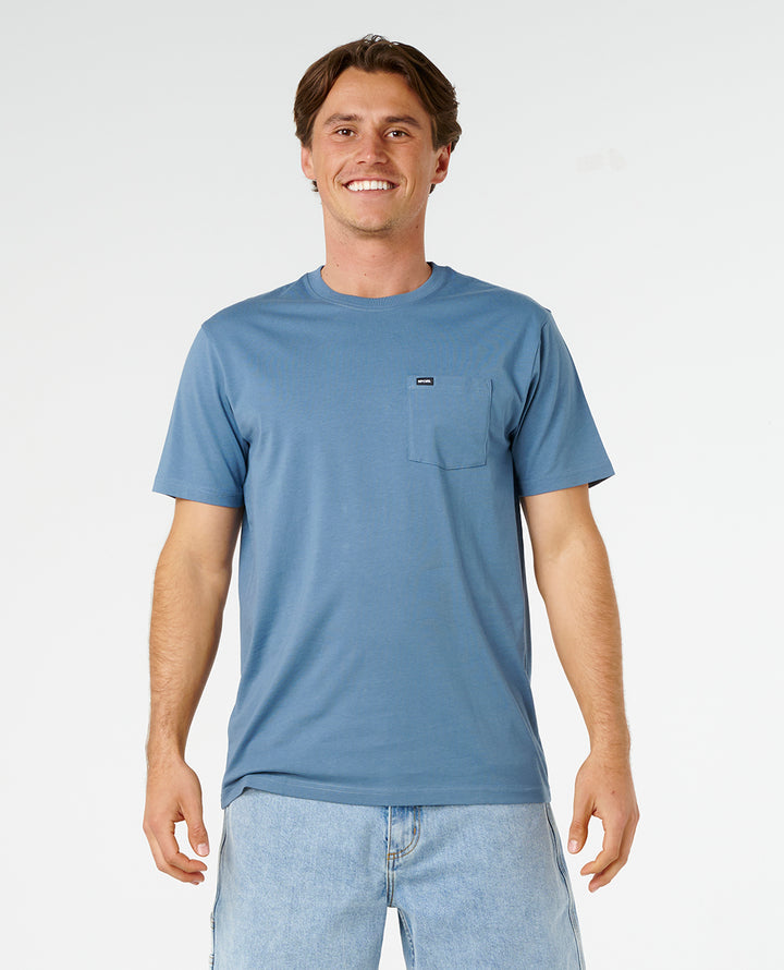 Rip Curl Men Plain Pocket Tee 0BTMTE
