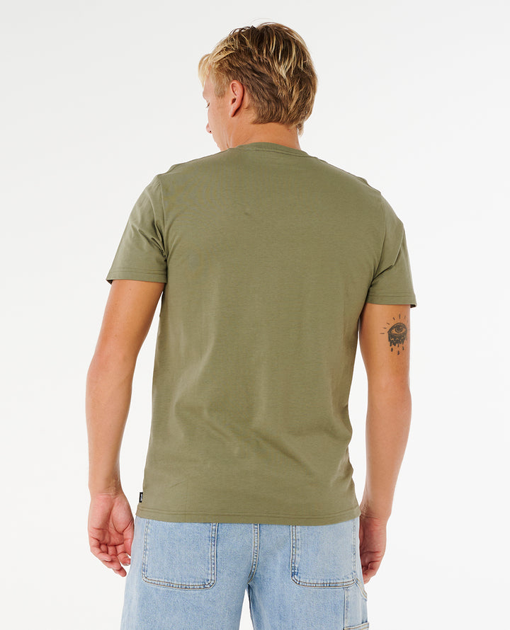 Rip Curl Men Plain Pocket Tee 0BTMTE