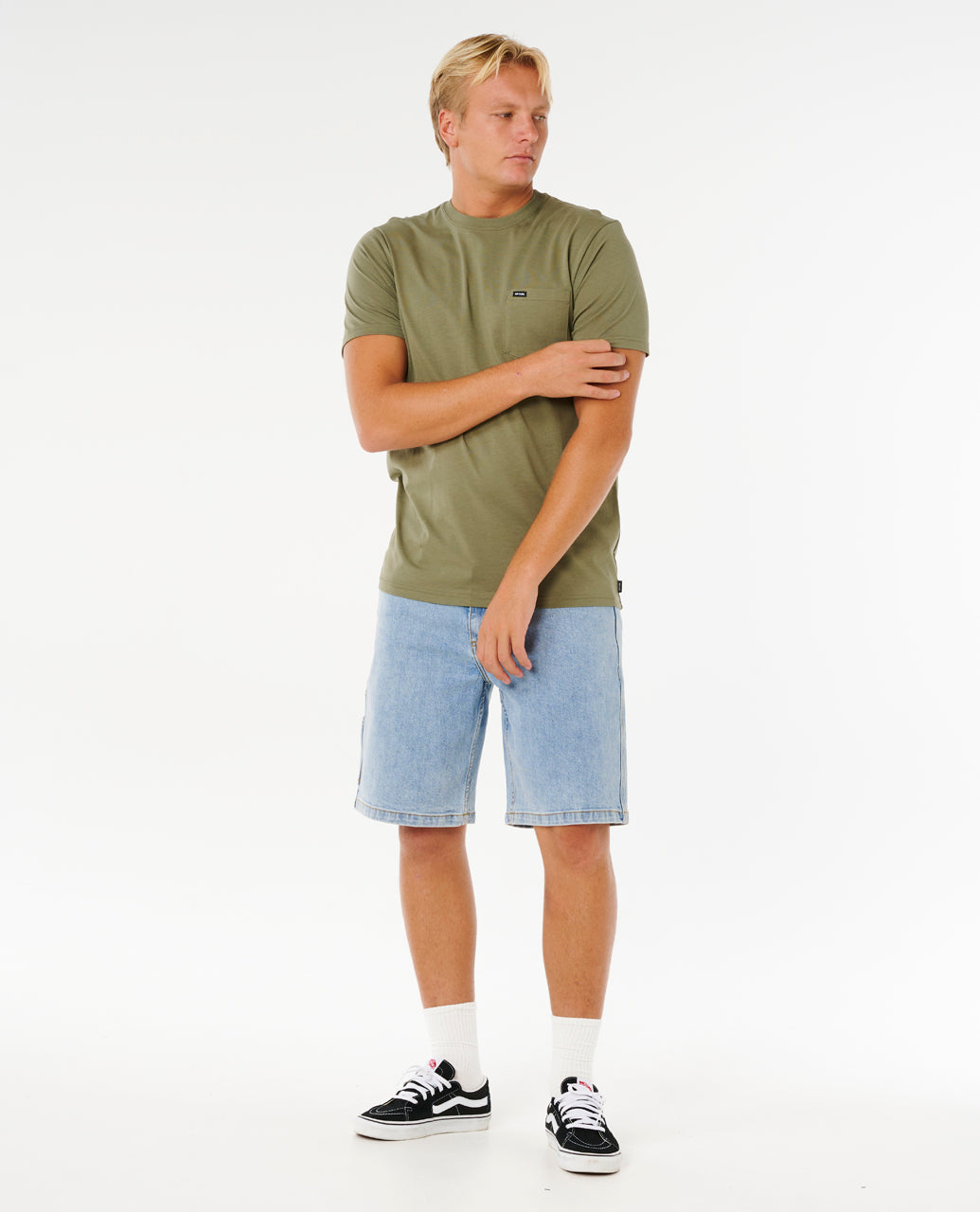 Rip Curl Men Plain Pocket Tee 0BTMTE