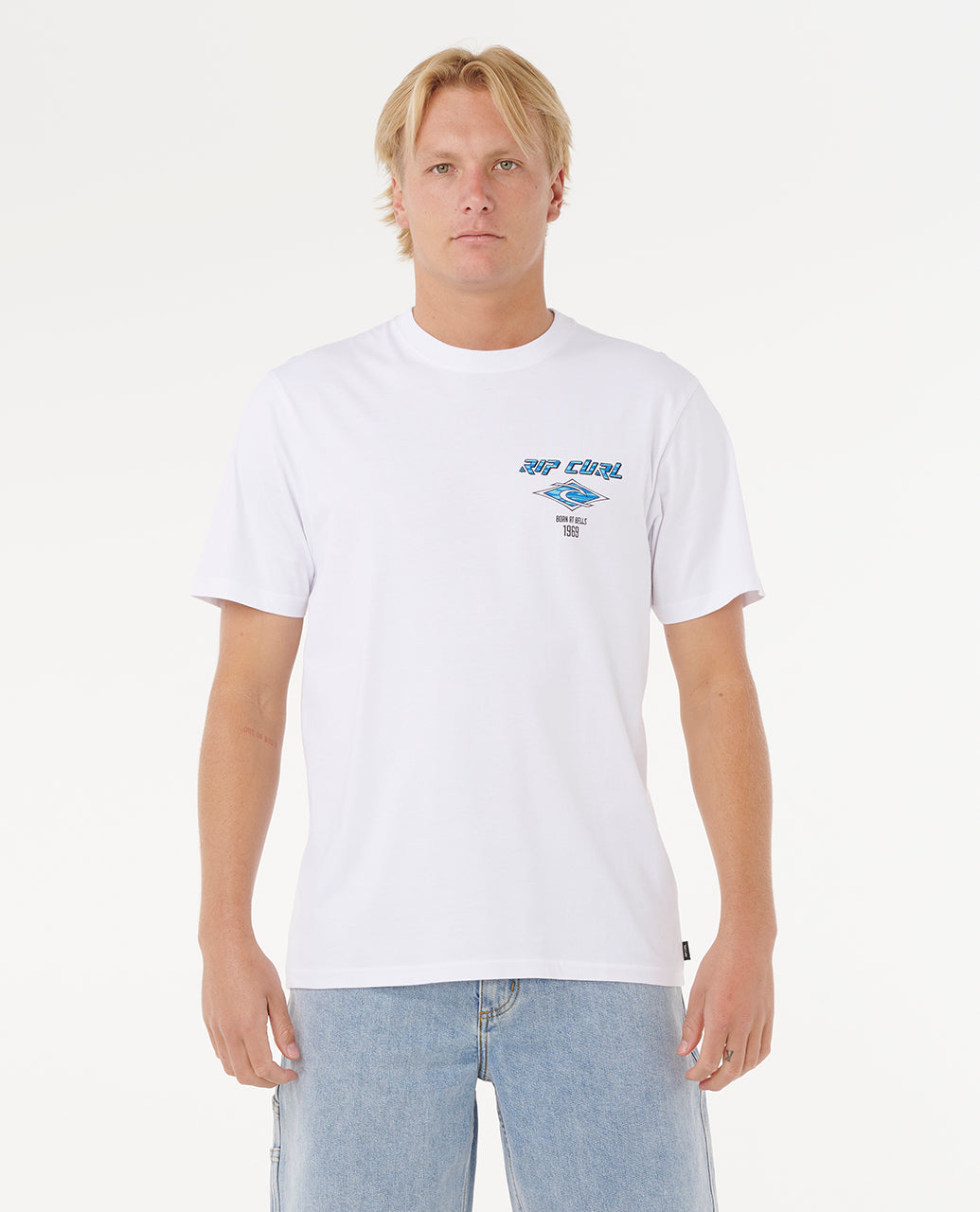 Rip Curl Men Fade Out Icon Tee 0CAMTE