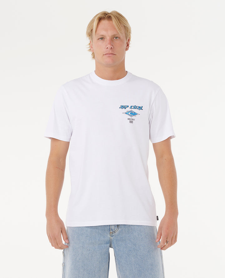 Rip Curl Men Fade Out Icon Tee 0CAMTE