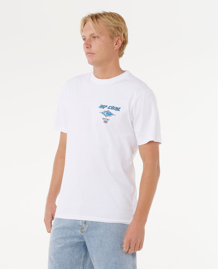 Rip Curl Men Fade Out Icon Tee 0CAMTE