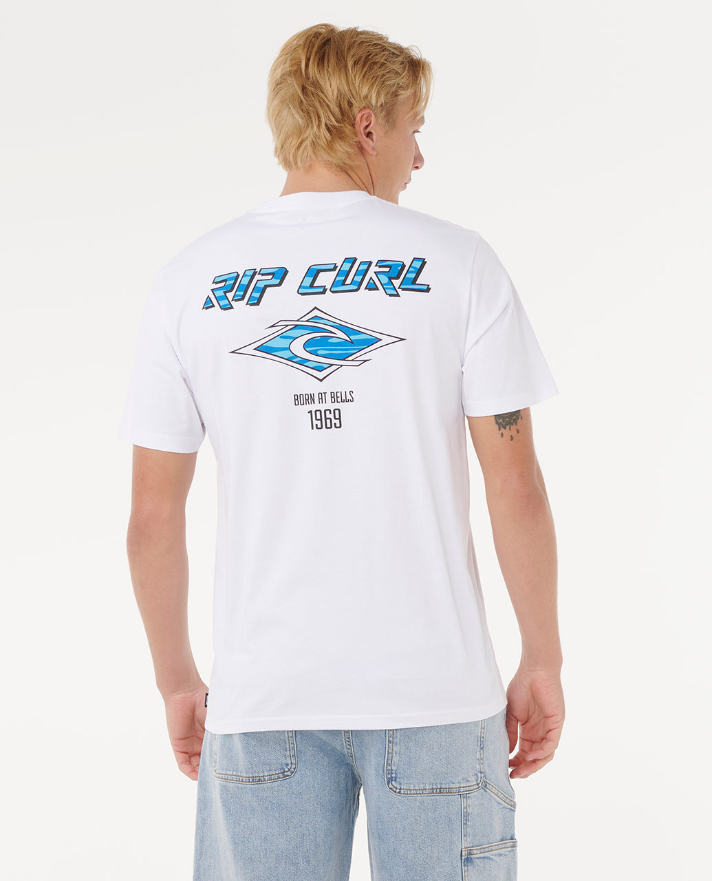 Rip Curl Men Fade Out Icon Tee 0CAMTE