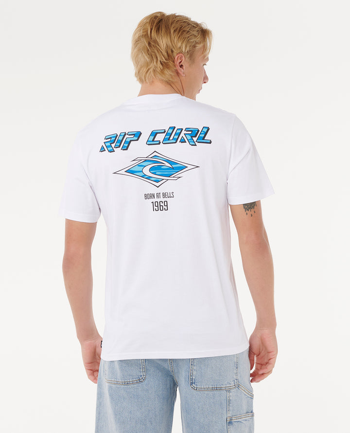 Rip Curl Men Fade Out Icon Tee 0CAMTE