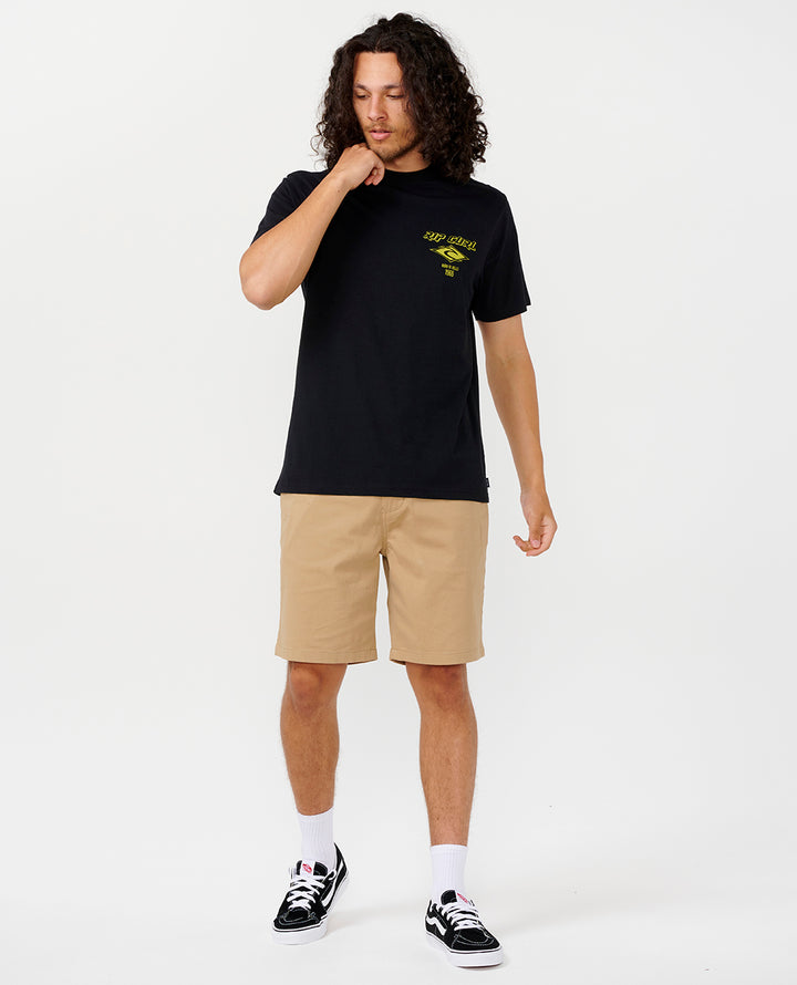 Rip Curl Men Fade Out Icon Tee 0CAMTE