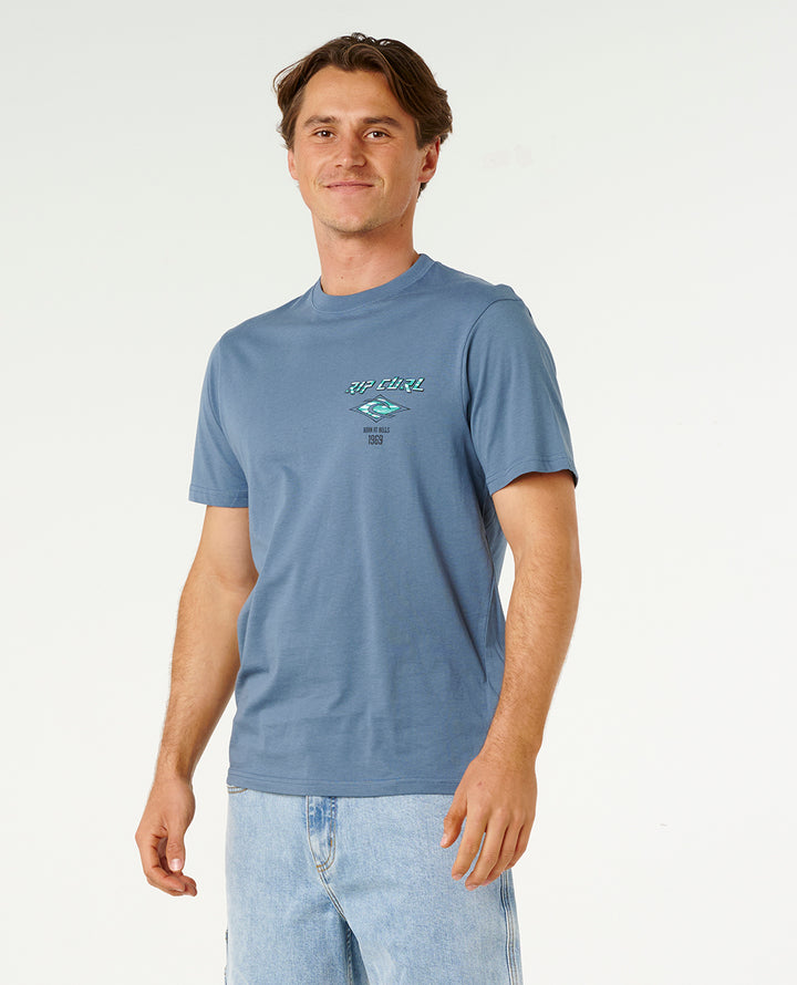 Rip Curl Men Fade Out Icon Tee 0CAMTE